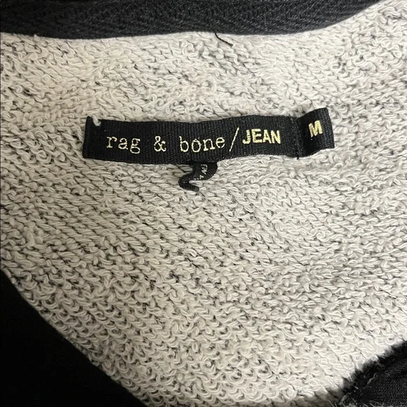 Rag & Bone hooded sweatshirt with back cut out size medium - Picture 5 of 7